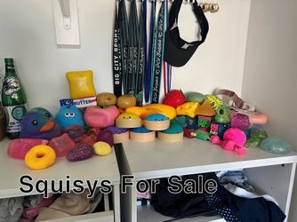 Large Lot of Squishy Toys