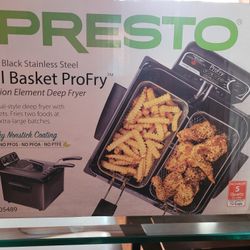 Dual Basket Deep Fryer
