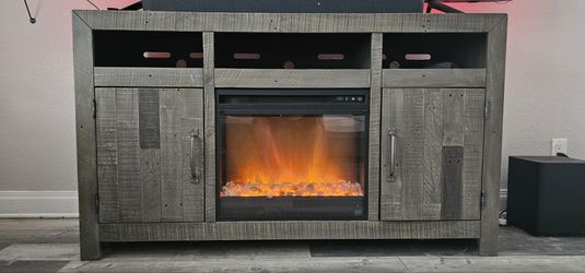 Electric Fireplace Entertainment Center