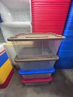 Brand New storage bins 27 gallons