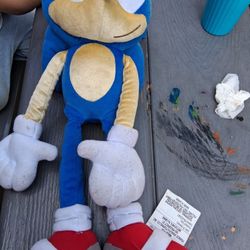 Big And Little Plush Sonic 