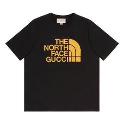 Black Gucci Northface T-shirt Oversized 