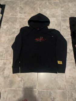 Bruce Lee Men’s L Shoe Palace The Dragon Pull Over Sweatshirt Hoodie Embroidered