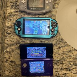 Modded 3ds And Ps Station Vita, Game It Advance Included 