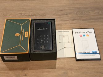 Brand New Smart Key Lock Box – Fingerprint & Keypad