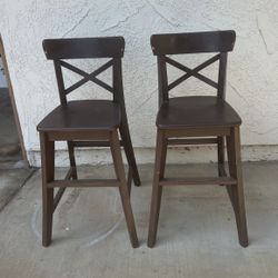 Wooden Chairs 21” Height Of Seat
