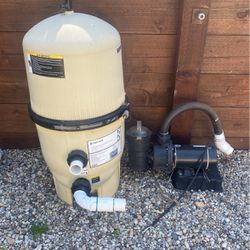 Complete Pool Filter And Pump
