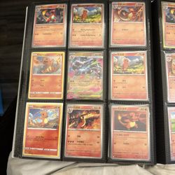 Pokemon card charmander charmeleon mega charizard X ex lot of 9