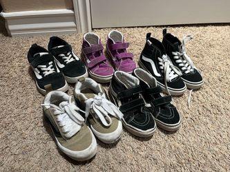 Size 1 , Size 1.5 Kids Vans Shoes