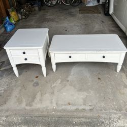Free Matching Coffee Table and End Table