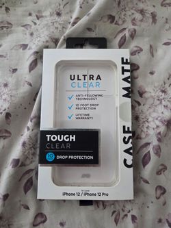 Iphone 12/12 pro Clear Casemate Case