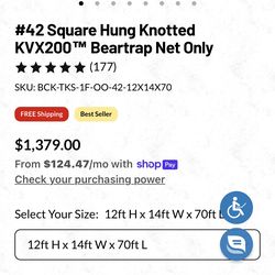 BaseBall Net/Beartrap Net