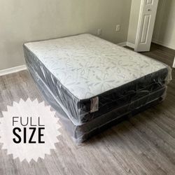 Full Size Mattress Set – Medium Comfort – Available Today 🚚