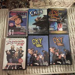 A collection of CKY DVDs