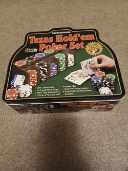 Texas Poker set