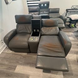 Electric Sofa and Loveseat 