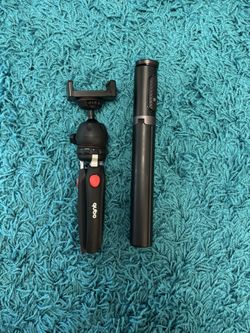Tripod and selfie stick with remote Bluetooth