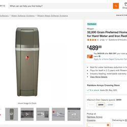 Water Softener 32.000 Grain 