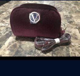 Joan Vass Velvet Crossbody Purse