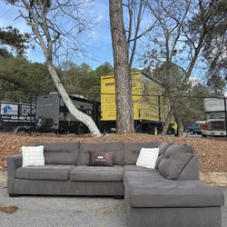 Ashley L Shape Couch