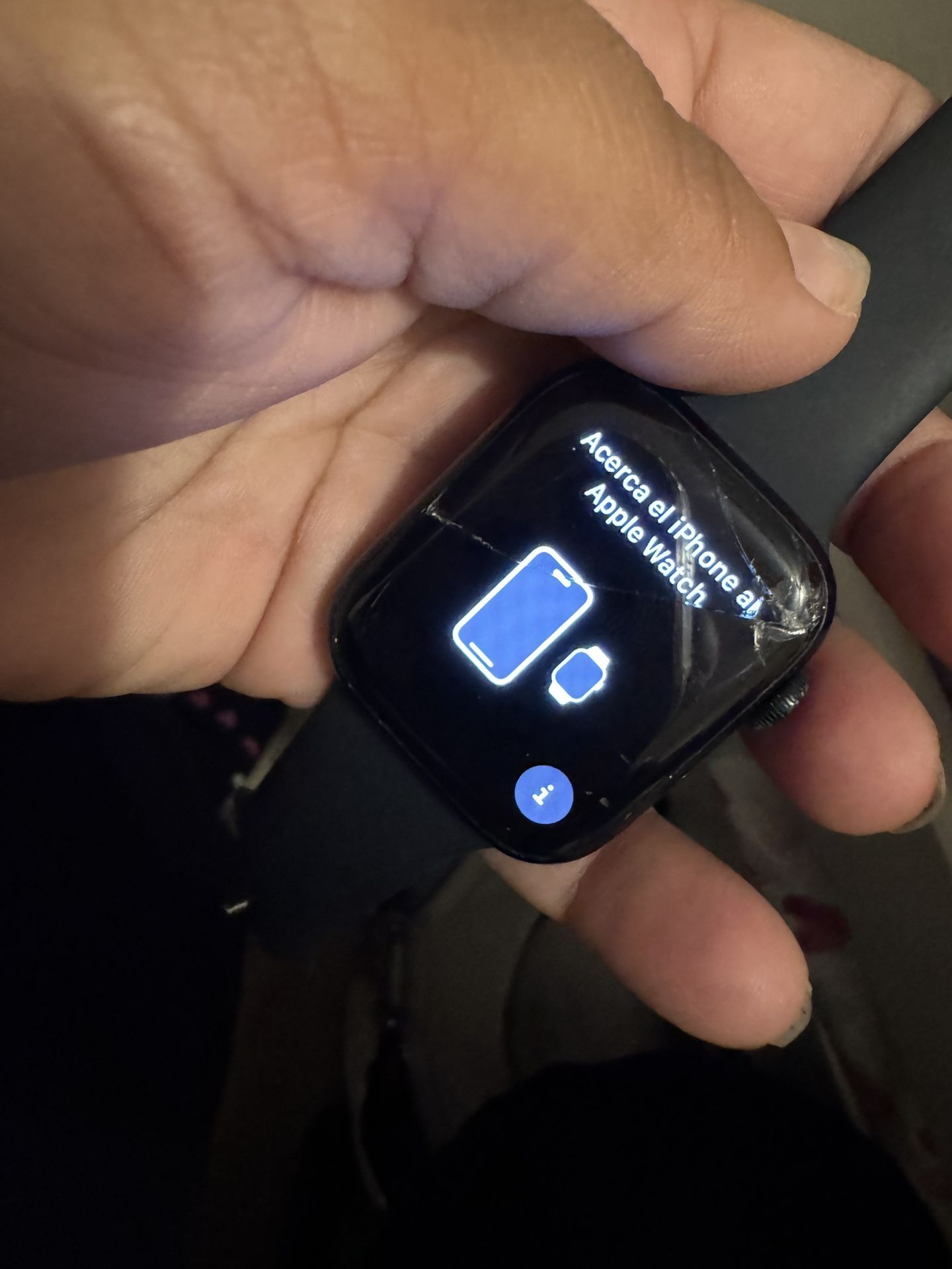 Cracked Apple Watch