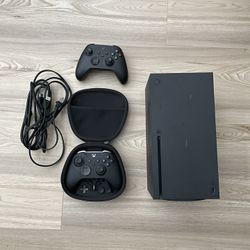 Xbox Series X with 1 Elite Wireless Controller Series 2 + 1 Wireless Controller 