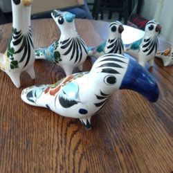 Vintage pottery Birds, Mexico