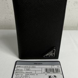 Prada 2MC101 Saffiano Leather Card Holder