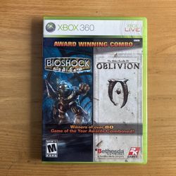 Bio shock + Oblivion Xbox 360 