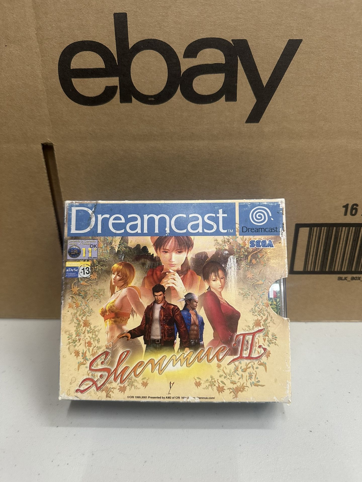 Shenmue II (PAL) (Dreamcast) w/ Manuals - Missing Disc 4