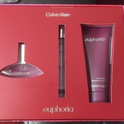 Euphoria Calvin Klein Ladies Travel Set