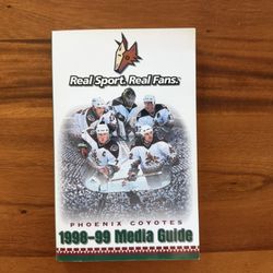 Phoenix Coyotes 1998-99 Media Guide 
