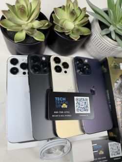 iPhone 14 Pro Max Unlocked Most Colors Available Works  Mexico!, Verizon, AT&T, CRICKET, Tmobile, Metro PCS, INTL+ 14 Day Included Warranty!