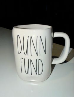 Rae Dunn  “Dunn Fund” Coffee Mug