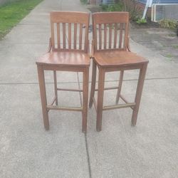 Antique Solid Wood Chairs