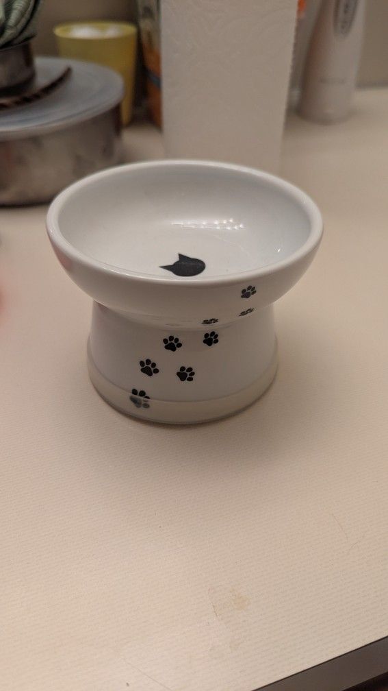 NECOICHI elevated cat dish