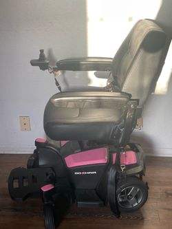 Pride Go-chair Power Wheelchair Black and Pink