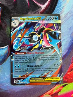 Mega Greninja Ex #22 Pokemon TCG Chaos Rising Mega Evolution