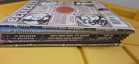 The Believer Magazine Lot of 8 Issues