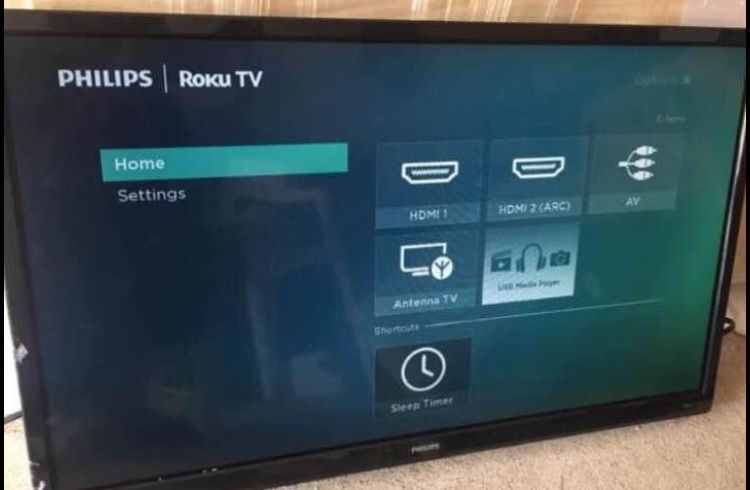 Philips Smart Flat Screen Tv 32 Inch