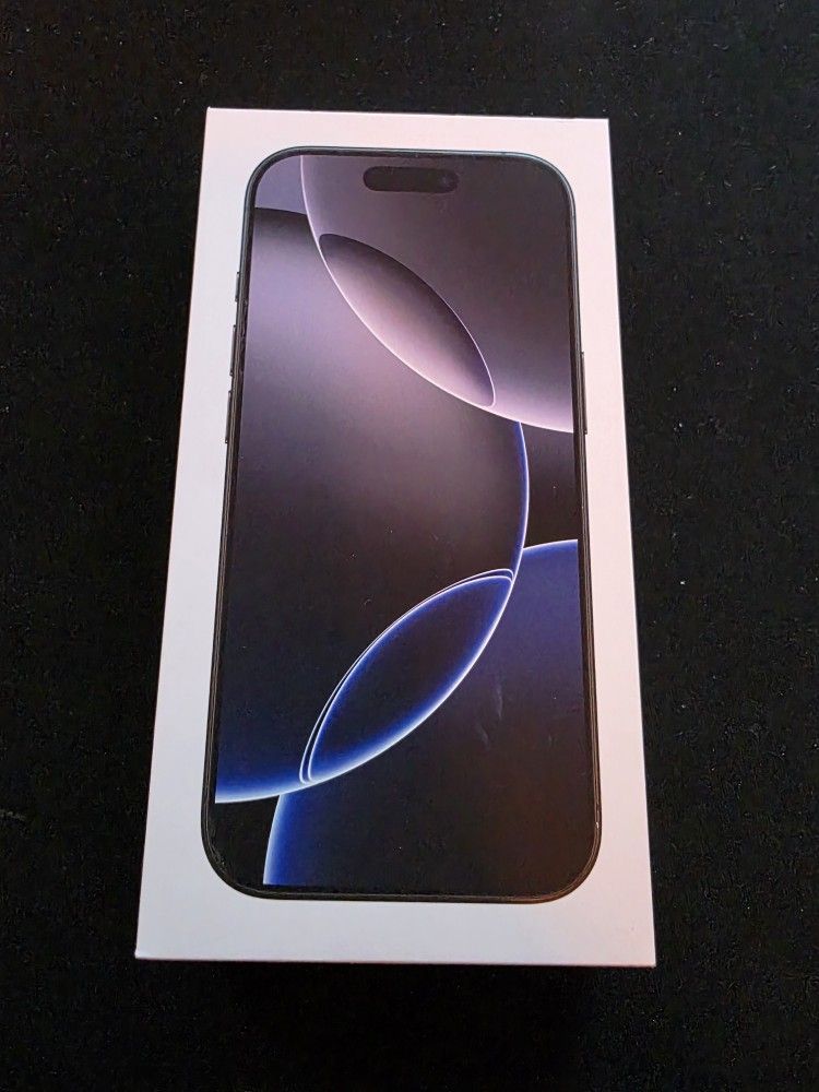 iPhone 16 Pro Black Titanium 128GB T-Mobile Brand New Sealed