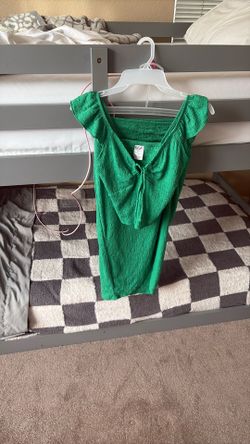 Green Skirt Set Size S