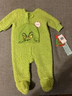 Baby Grinch Sleeper And Hat