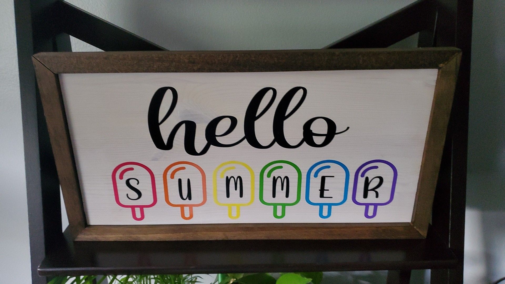 Hello Summer custom made sign