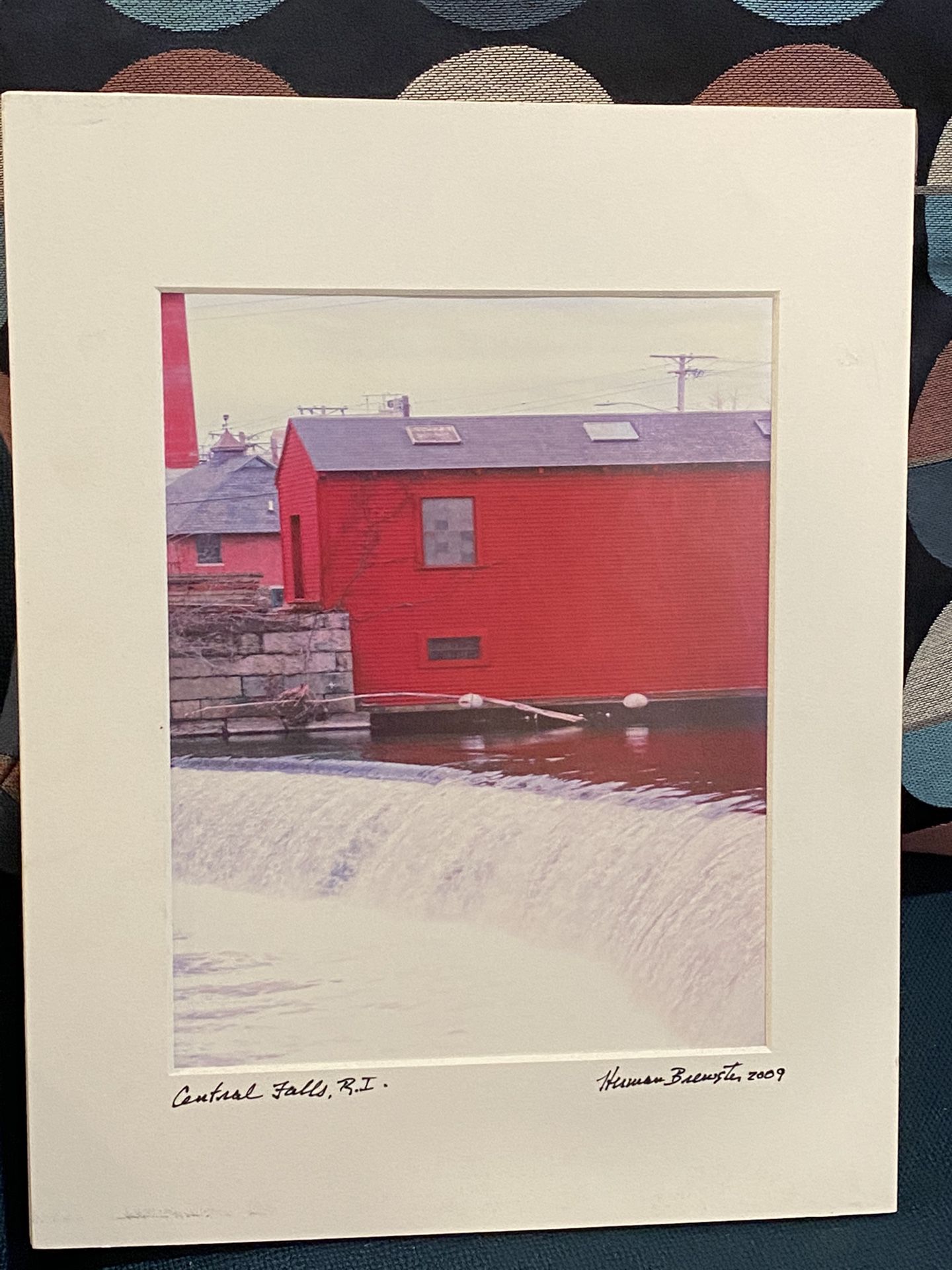 Signed Print of Central Falls, RI