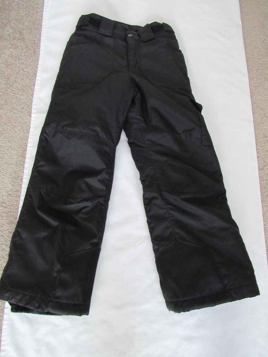 Youth 8 Black Snow Pants,  Columbia Sportswear Company 