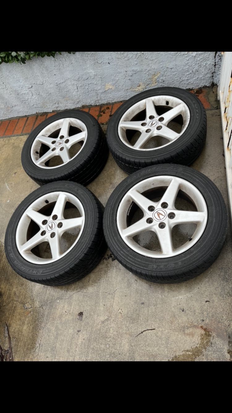 4 X 205/55r16 5x4.5 5x114.3 Stock Rsx Honda Civic Camry rims Wheels ...
