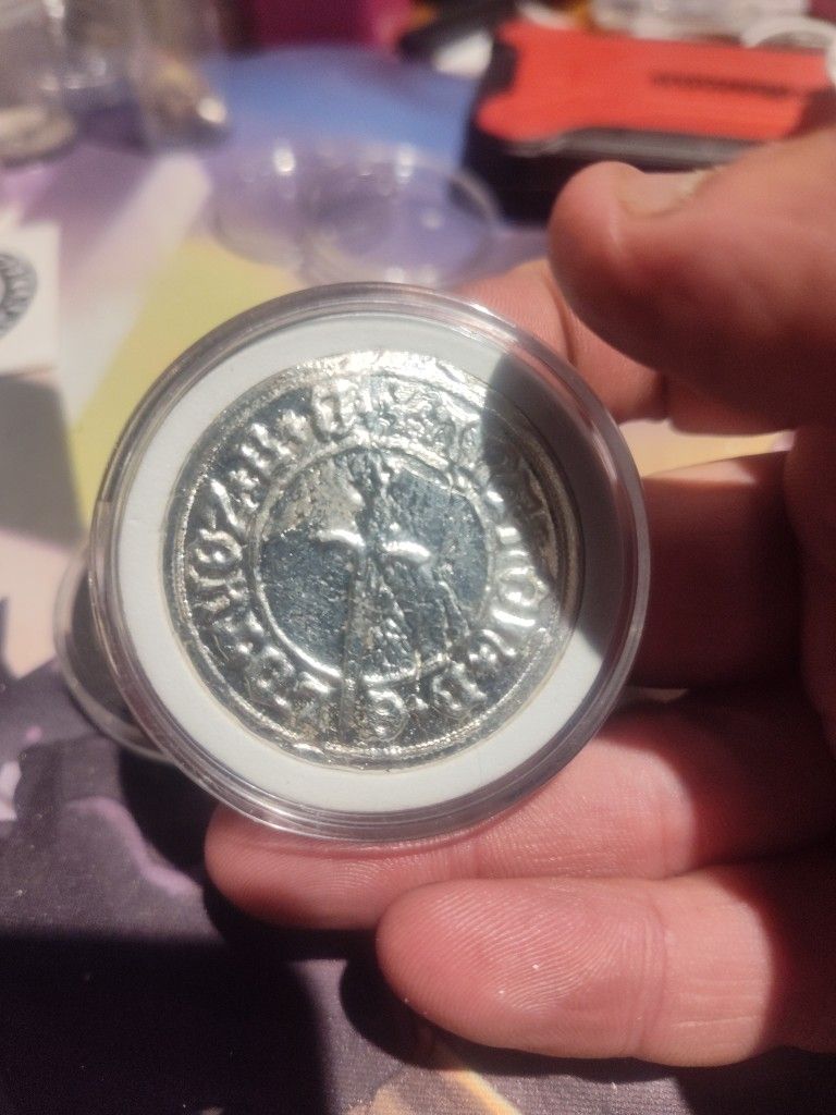 1.5 Oz Hand Poured Silver Coin