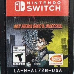 My Hero One's Justice (Nintendo Switch, 2020) Cart Only USA
