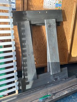Twin Bed Frame, slats, and rolling drawers.